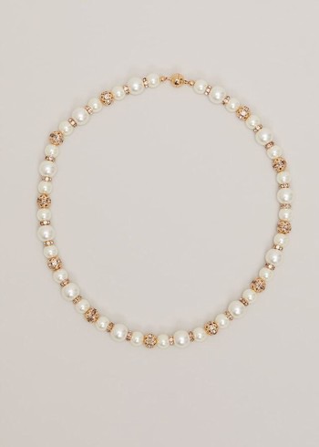 Phase Eight Bead And Pearl Jewellery White Canada | OIPLSG-802